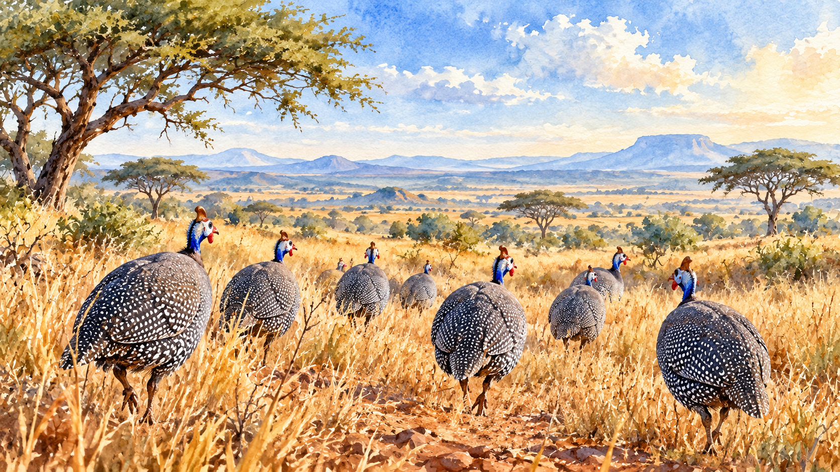 Where Do Guinea Fowl Come From?